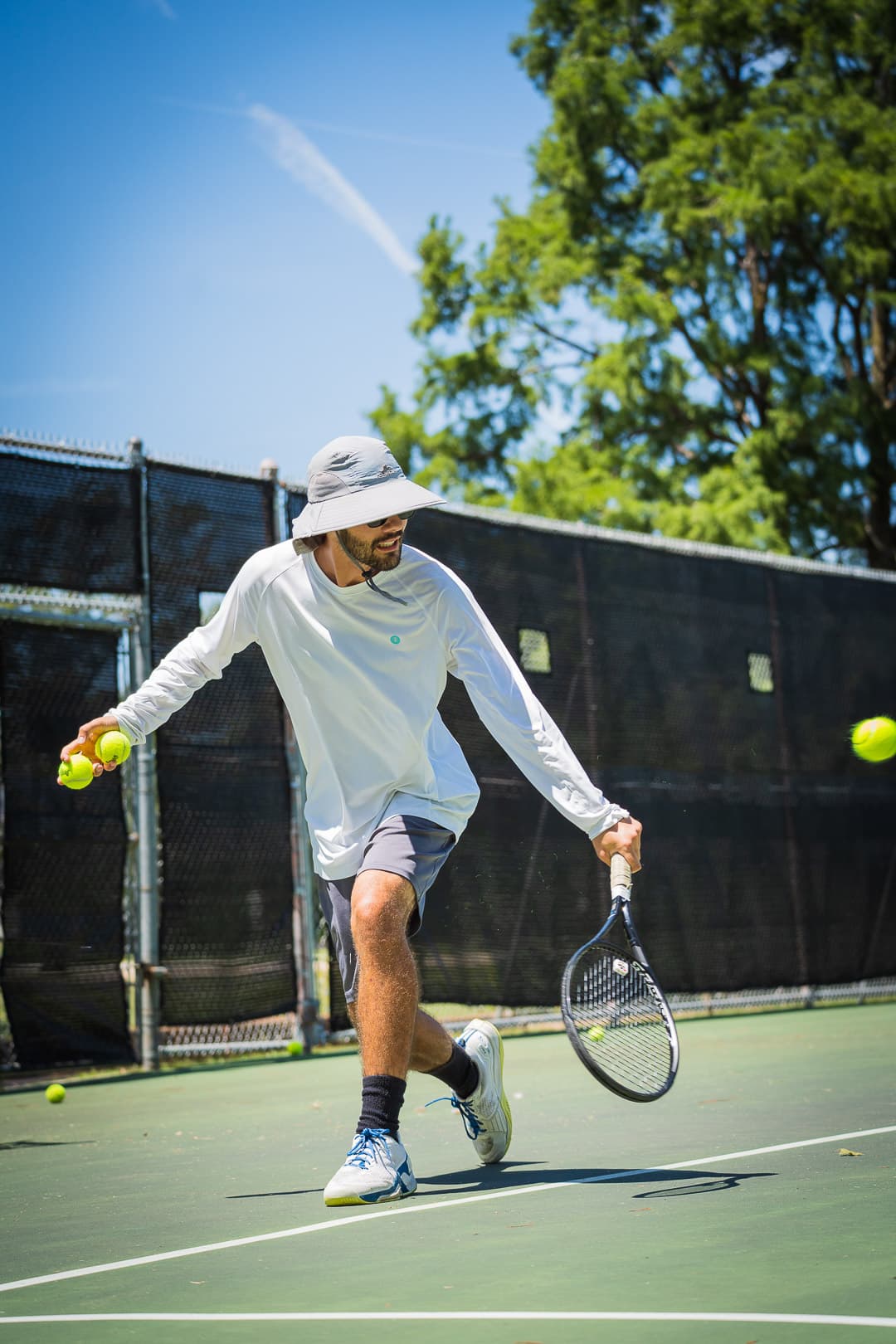 Grant Workman coaching on court